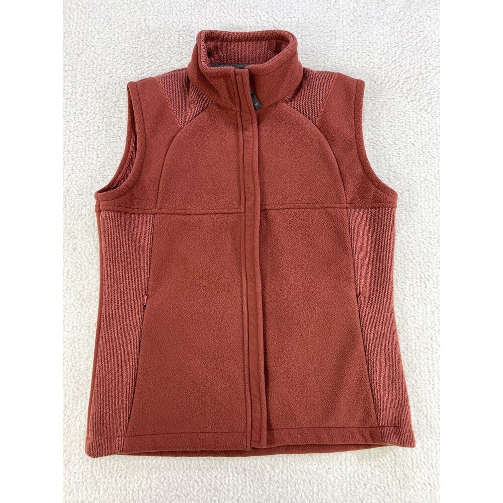 Woolrich Fleece Vest Full Zip Sleeveless Jacket Heavyweight Corral Womens Small